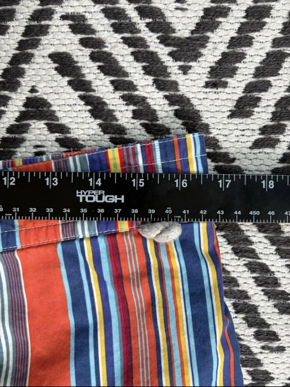 Vtg Polo Ralph Lauren Size M Swim Trunks Board Shorts Multi Colored Stripe Retro